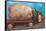 Toy Tractor Hauling Giant Potato-null-Framed Stretched Canvas