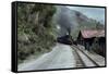 Toy Train En Route for Darjeeling, West Bengal State, India-Sybil Sassoon-Framed Stretched Canvas