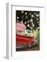 Toy Train Running Beneath Christmas Tree-Pauline St. Denis-Framed Photographic Print