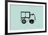 Toy Truck-Albert Koetsier-Framed Premium Giclee Print