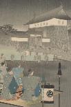 The Great Training Maneuvers by Various Army Corps (Shotai Dai Choren No Z)-Toyohara Chikanobu-Stretched Canvas