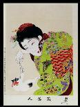 Shin Bijin (True Beauties) Depicting a Seated Woman, from a Series of 36, Modelled on an Earlier…-Toyohara Chikanobu-Giclee Print