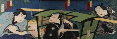 Sawamura Tanosuke as Princess Kiyo, February 1868-Toyohara Kunichika-Giclee Print