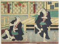 Kogiku in Saruwaka-Cho-Toyohara Kunichika-Giclee Print