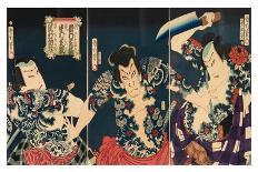 Kogiku in Saruwaka-Cho-Toyohara Kunichika-Framed Giclee Print