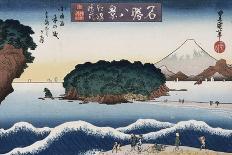Clearing Weather, Enoshima', from the Series 'Eight Views of Famous Places'-Toyokuni II-Giclee Print