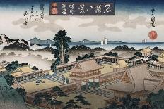 Returning Ships, Kanazawa', from the Series 'Eight Views of Famous Places'-Toyokuni II-Giclee Print