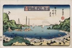 Returning Ships, Kanazawa', from the Series 'Eight Views of Famous Places'-Toyokuni II-Giclee Print