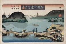 Twilight, Atami', from the Series 'Eight Views of Famous Places'-Toyokuni II-Giclee Print