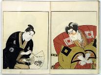 Young Woman with Five Attendants, 1850-Toyokuni-Giclee Print