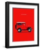 Toyota Land Cruiser FJ40 1977-Mark Rogan-Framed Art Print