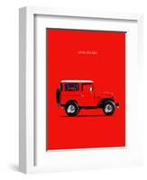 Toyota Land Cruiser FJ40 1977-Mark Rogan-Framed Art Print