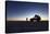 Toyota Land Cruiser Silhouetted Against Sunrise, Salar De Uyuni, Bolivia-James Brunker-Stretched Canvas