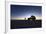 Toyota Land Cruiser Silhouetted Against Sunrise, Salar De Uyuni, Bolivia-James Brunker-Framed Photographic Print