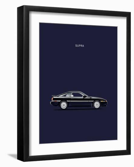 Toyota Supra Turbo-Mark Rogan-Framed Art Print