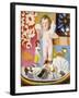 Toys, 1943 (Oil and Pencil on Canvas)-Joseph Stella-Framed Giclee Print