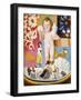 Toys, 1943 (Oil and Pencil on Canvas)-Joseph Stella-Framed Giclee Print