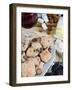Tozzetti Cookies With Chocolate, Italian Gastronomy, Italy, Europe-Nico Tondini-Framed Photographic Print