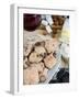 Tozzetti Cookies With Chocolate, Italian Gastronomy, Italy, Europe-Nico Tondini-Framed Photographic Print