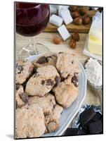 Tozzetti Cookies With Chocolate, Italian Gastronomy, Italy, Europe-Nico Tondini-Mounted Photographic Print