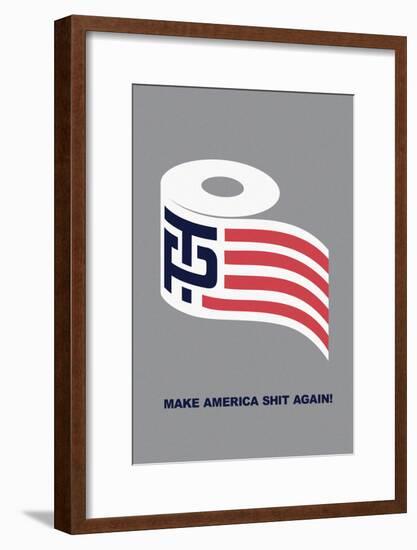 TP American Roll (Grey)-null-Framed Poster