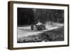 TP Cholmondeley-Tappers Bugatti Type 37A leading a Frazer-Nash TT replica at Donington Park, 1930s-Bill Brunell-Framed Photographic Print