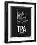 TPA Tampa Airport Black-NaxArt-Framed Art Print