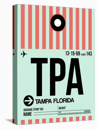 TPA Tampa Luggage Tag 1-NaxArt-Stretched Canvas