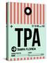 TPA Tampa Luggage Tag 1-NaxArt-Stretched Canvas