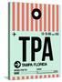 TPA Tampa Luggage Tag 1-NaxArt-Stretched Canvas