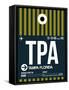 TPA Tampa Luggage Tag 2-NaxArt-Framed Stretched Canvas