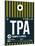 TPA Tampa Luggage Tag 2-NaxArt-Mounted Art Print