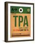 TPA Tampa Luggage Tag I-NaxArt-Framed Art Print