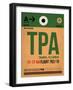 TPA Tampa Luggage Tag I-NaxArt-Framed Art Print