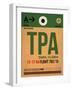 TPA Tampa Luggage Tag I-NaxArt-Framed Art Print