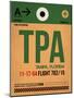 TPA Tampa Luggage Tag I-NaxArt-Mounted Art Print