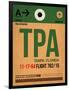 TPA Tampa Luggage Tag I-NaxArt-Framed Art Print