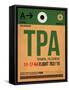 TPA Tampa Luggage Tag I-NaxArt-Framed Stretched Canvas