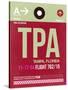 TPA Tampa Luggage Tag II-NaxArt-Stretched Canvas