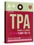 TPA Tampa Luggage Tag II-NaxArt-Stretched Canvas