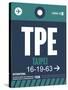 TPE Taipei Luggage Tag 1-NaxArt-Stretched Canvas