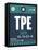 TPE Taipei Luggage Tag 1-NaxArt-Framed Stretched Canvas