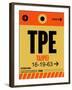 TPE Taipei Luggage Tag 2-NaxArt-Framed Art Print