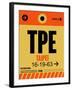 TPE Taipei Luggage Tag 2-NaxArt-Framed Art Print