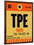 TPE Taipei Luggage Tag 2-NaxArt-Framed Art Print