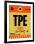 TPE Taipei Luggage Tag 2-NaxArt-Framed Art Print