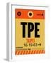 TPE Taipei Luggage Tag 2-NaxArt-Framed Art Print