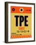 TPE Taipei Luggage Tag 2-NaxArt-Framed Art Print