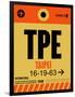 TPE Taipei Luggage Tag 2-NaxArt-Framed Art Print