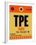 TPE Taipei Luggage Tag 2-NaxArt-Framed Art Print